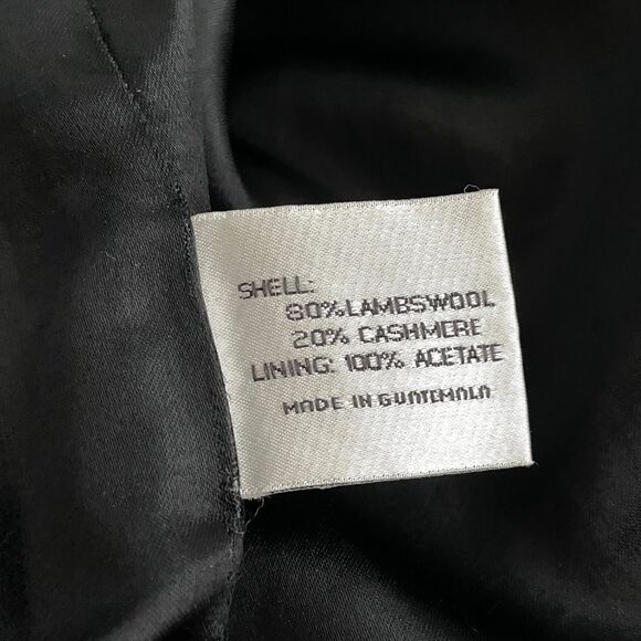 Larry Levine Exclusively For Nordstrom Double Breasted Lambswool Cashmere Coat 8 - Picture 11 of 13